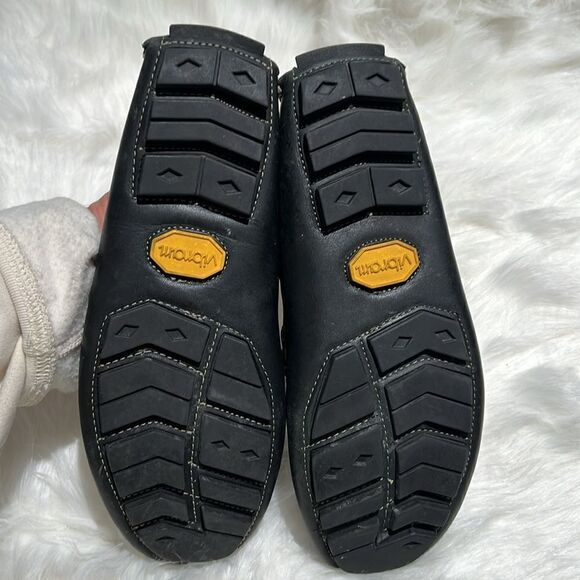 Black leather Bass driving shoes‎ Size 10M.  B80 main image 4